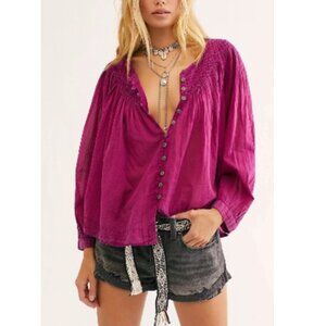 We The Free Cool Meadow Boho Shirt